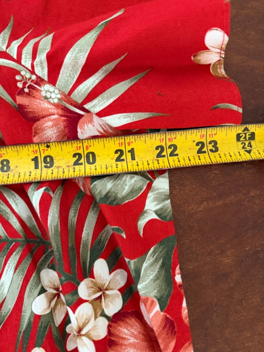 Vintage Puanani Hawaiian Tropical Floral Maxi Dress/ Muumuu Made in Hawaii - Picture 8 of 10